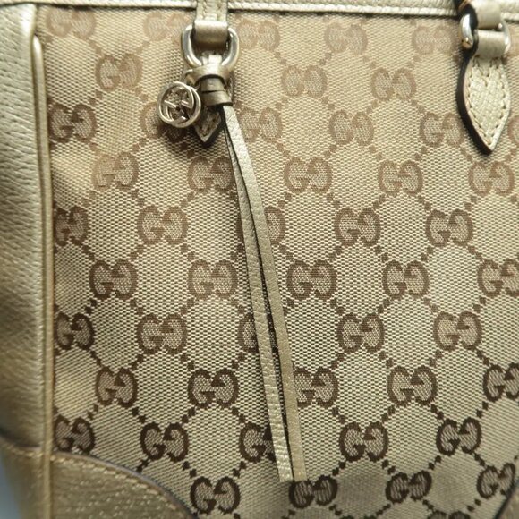 GUCCI CLASSIC GG MONOGRAM BREE TOP HANDLE W/LONG STRAP 100% AUTHENTIC - Picture 12 of 15